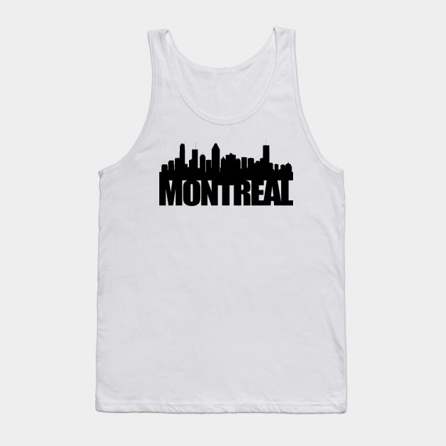 Montreal Skyline Tank Top by ianscott76